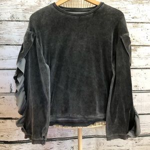 Mustard seed gray sweatshirt